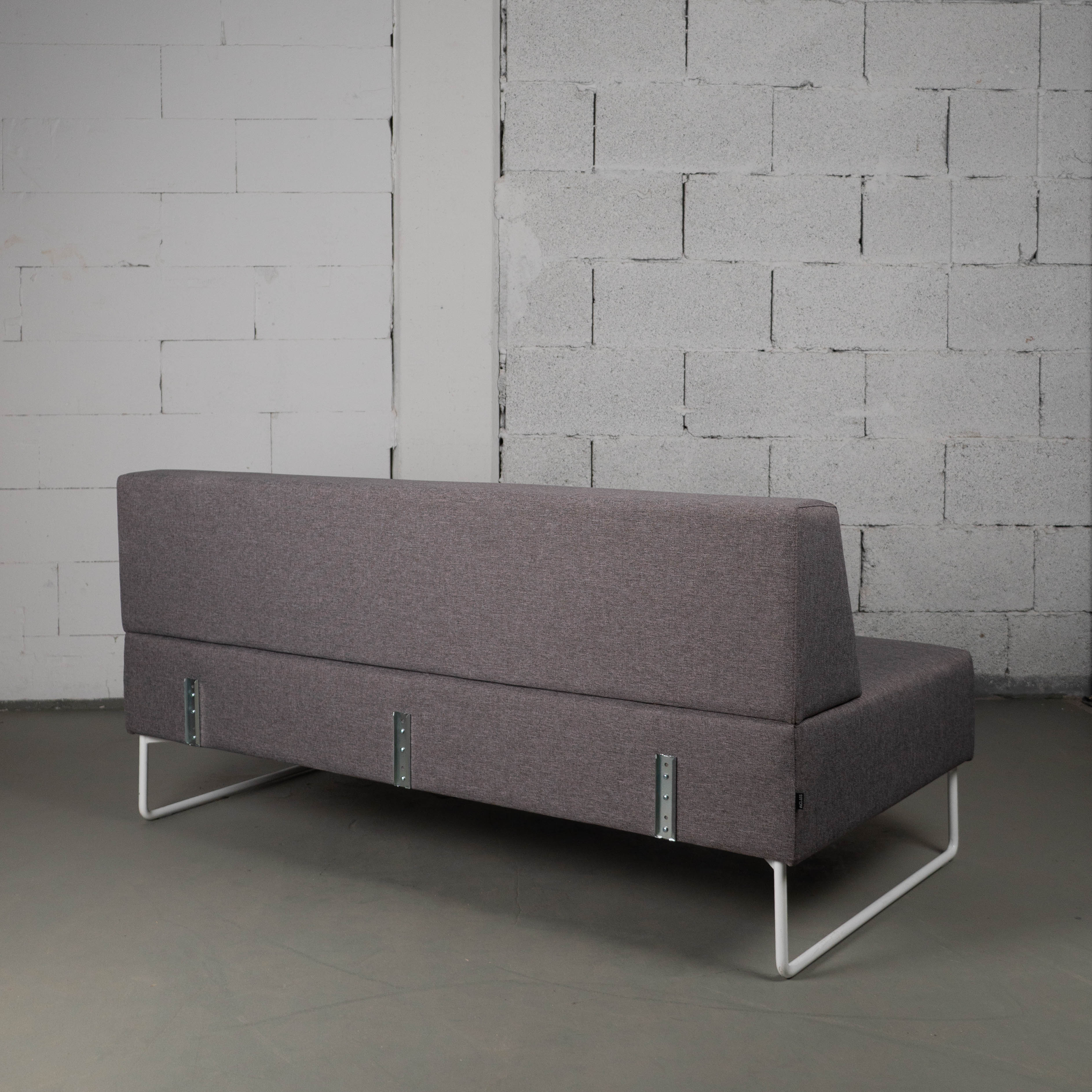 Akustik 2-Sitzer Sofa für Arbeitsbereiche mit Abschirmung