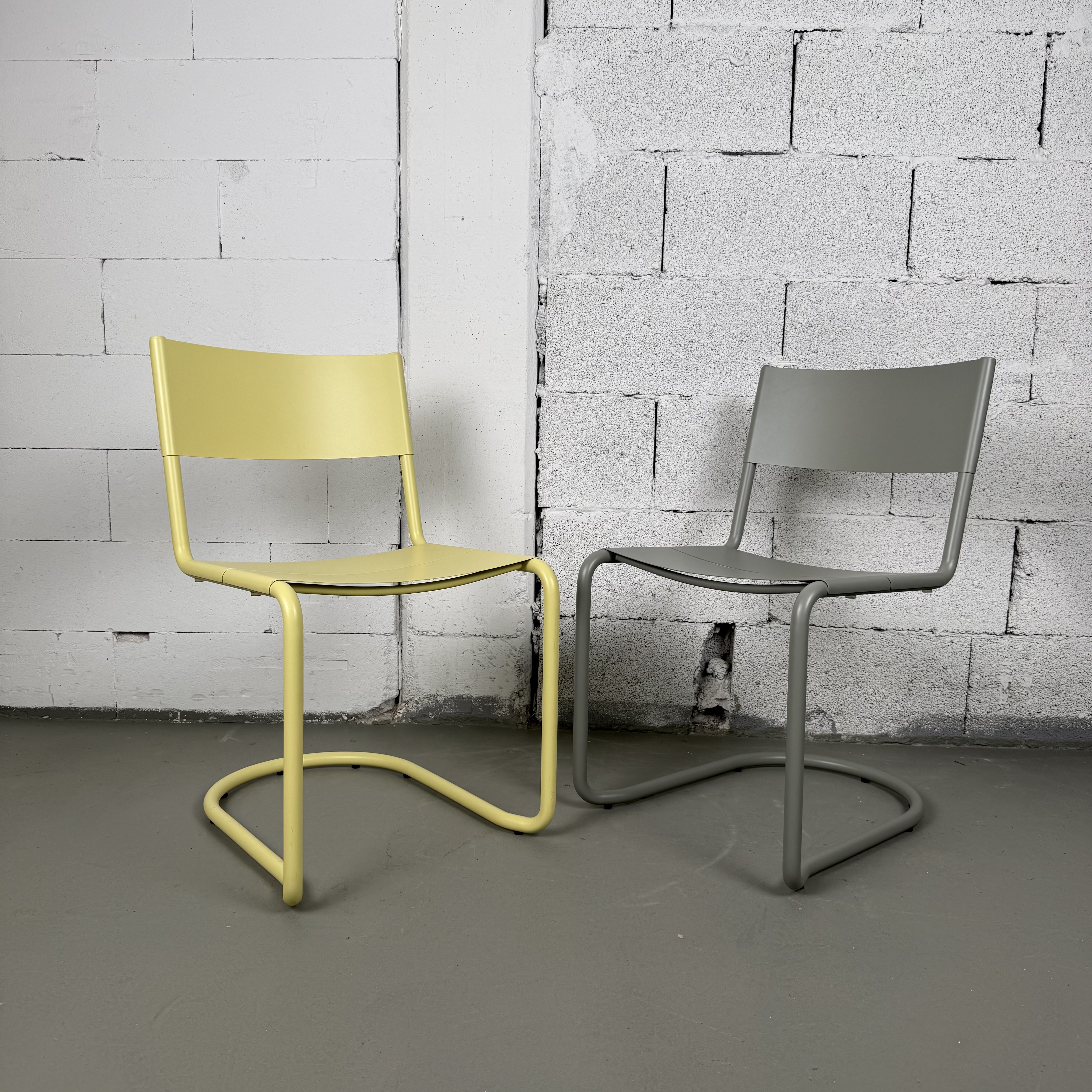 Nine Stuhl Sine in Gelb