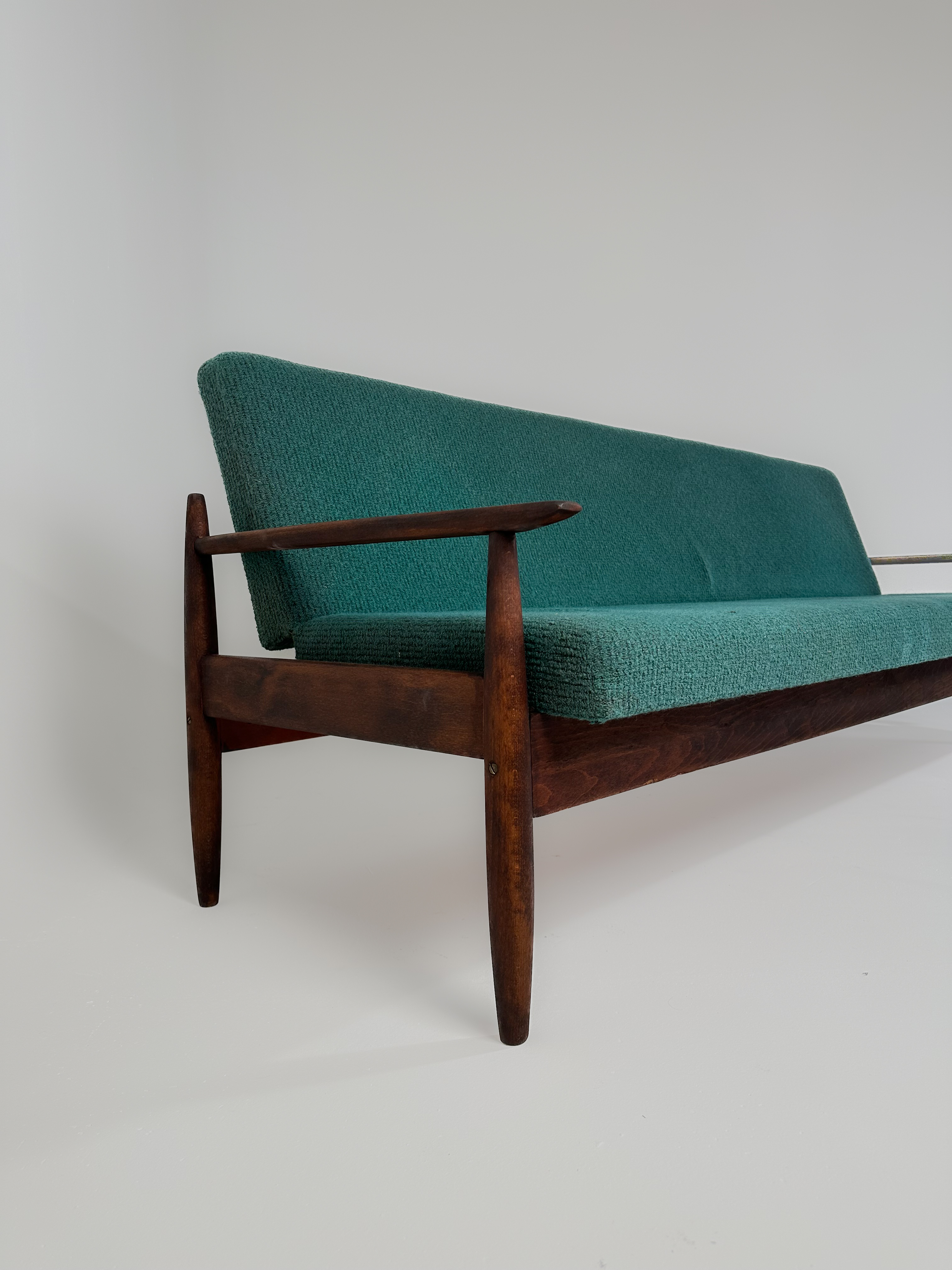 Dunkelgrünes 60er Jahre Daybed