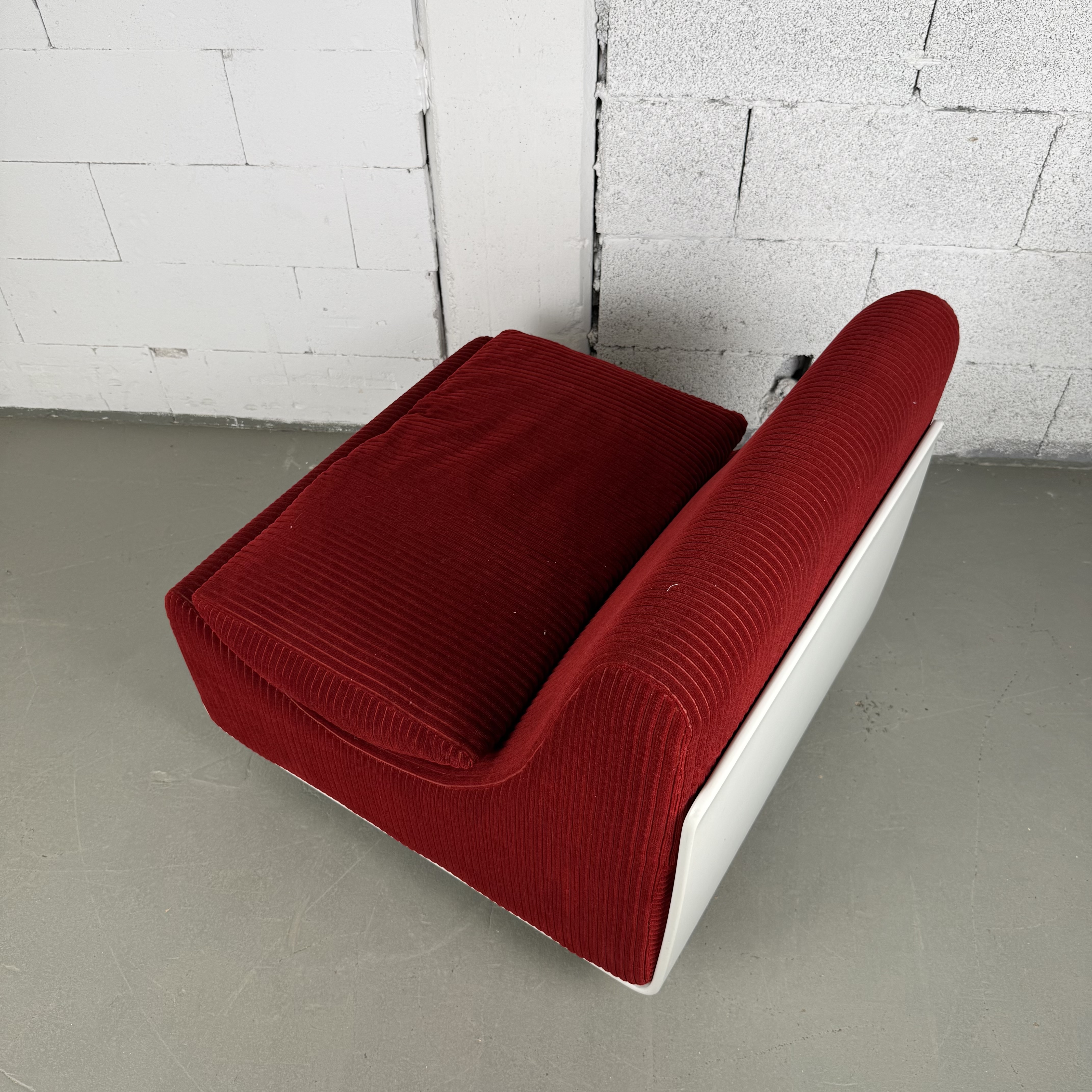 COR Orbis Modulsofa von Luigi Colani in Rot – Space Age Design