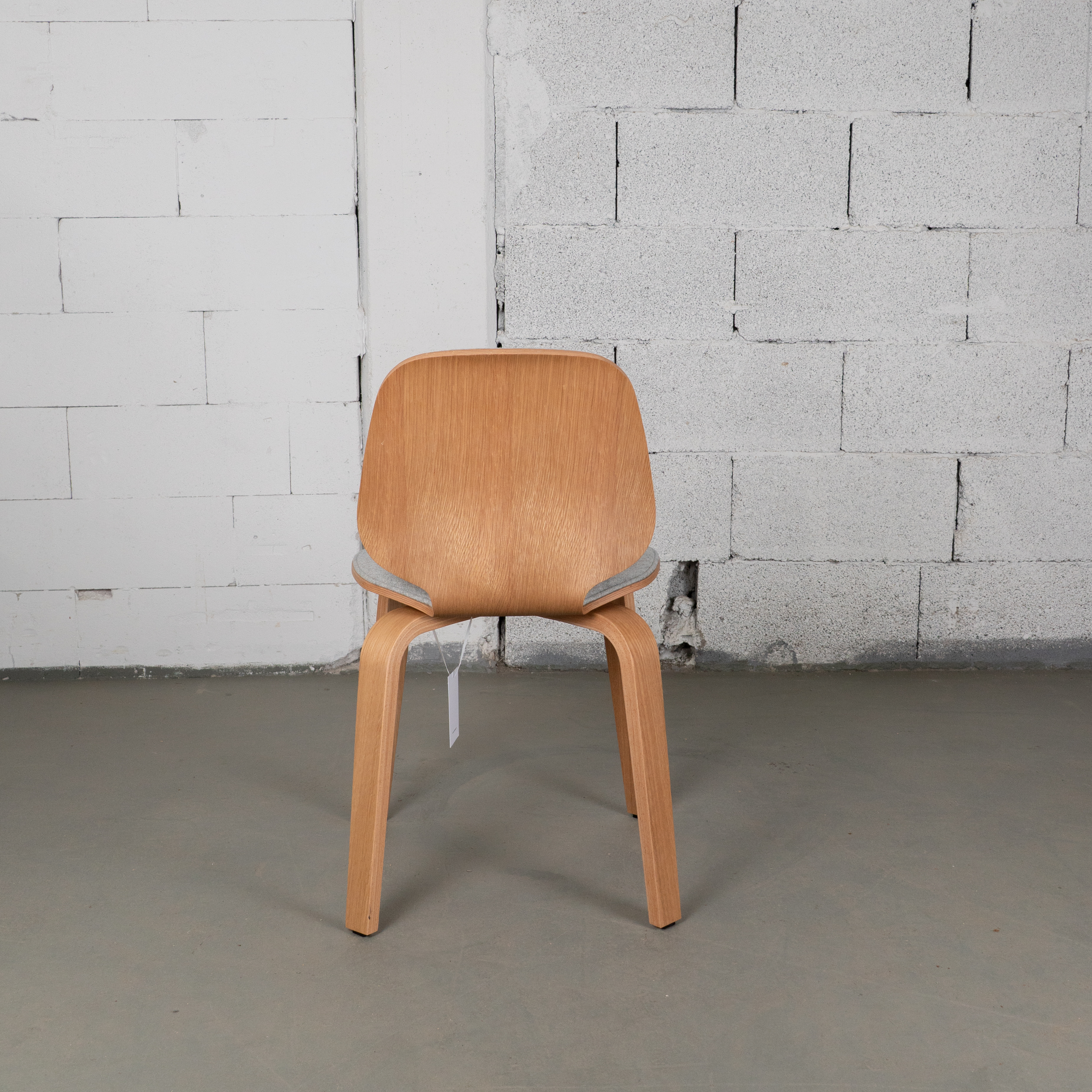 My Chair von Normann Copenhagen in Eiche mit hellgrauem Bezug
