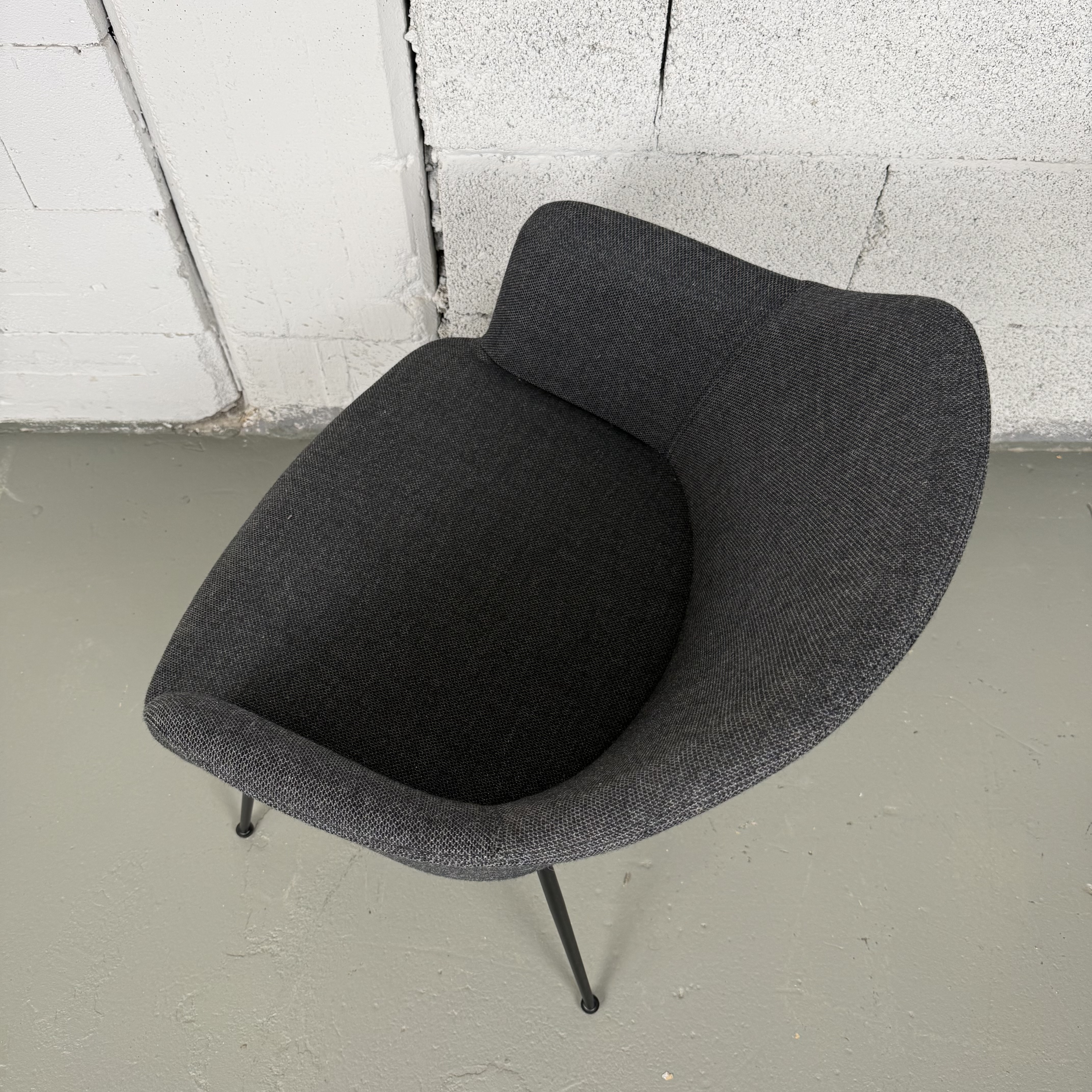 Schwarzer &Tradition Lounge Stuhl mit Armlehnen