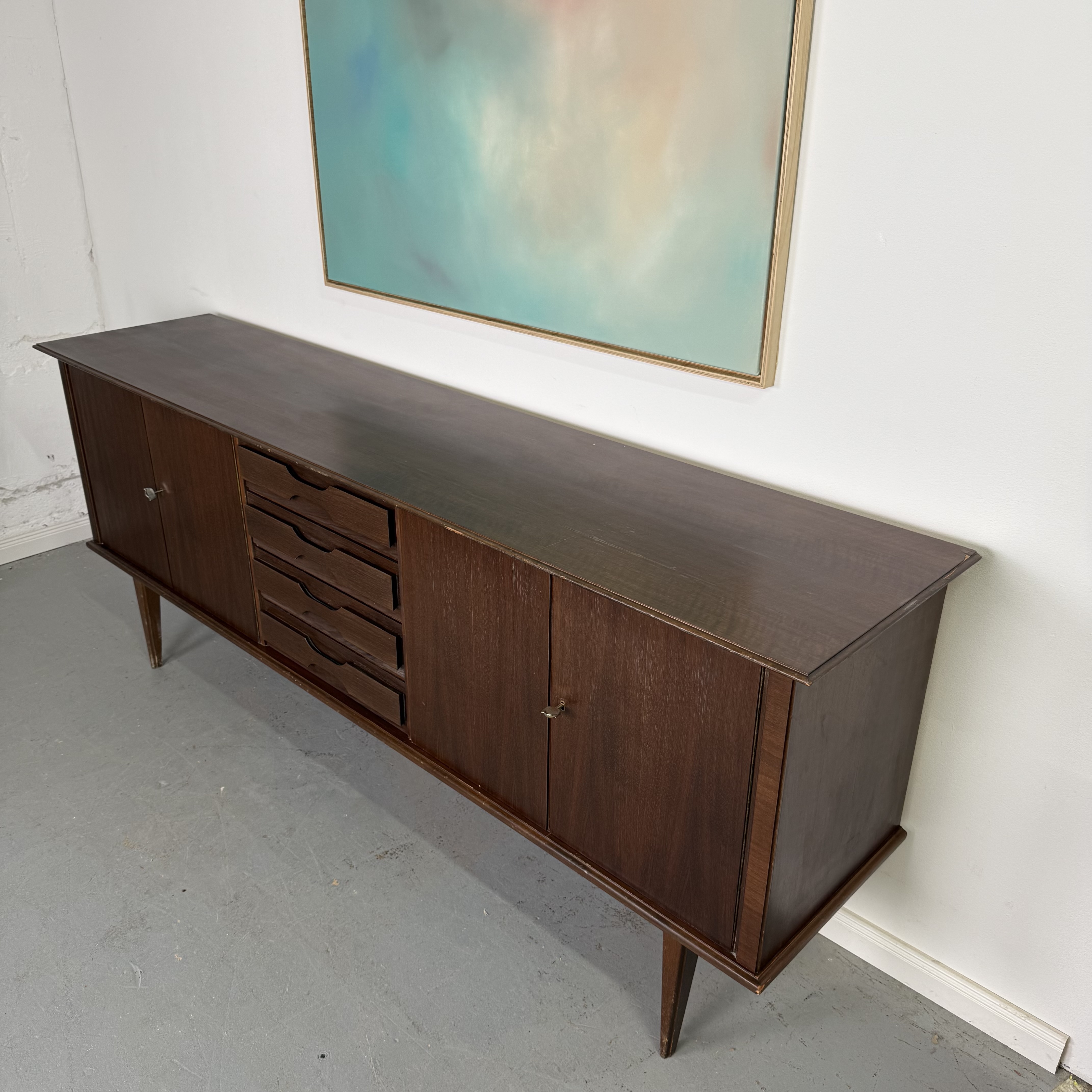 Hochwertiges WK Möbel Sideboard im Mid-Century Design