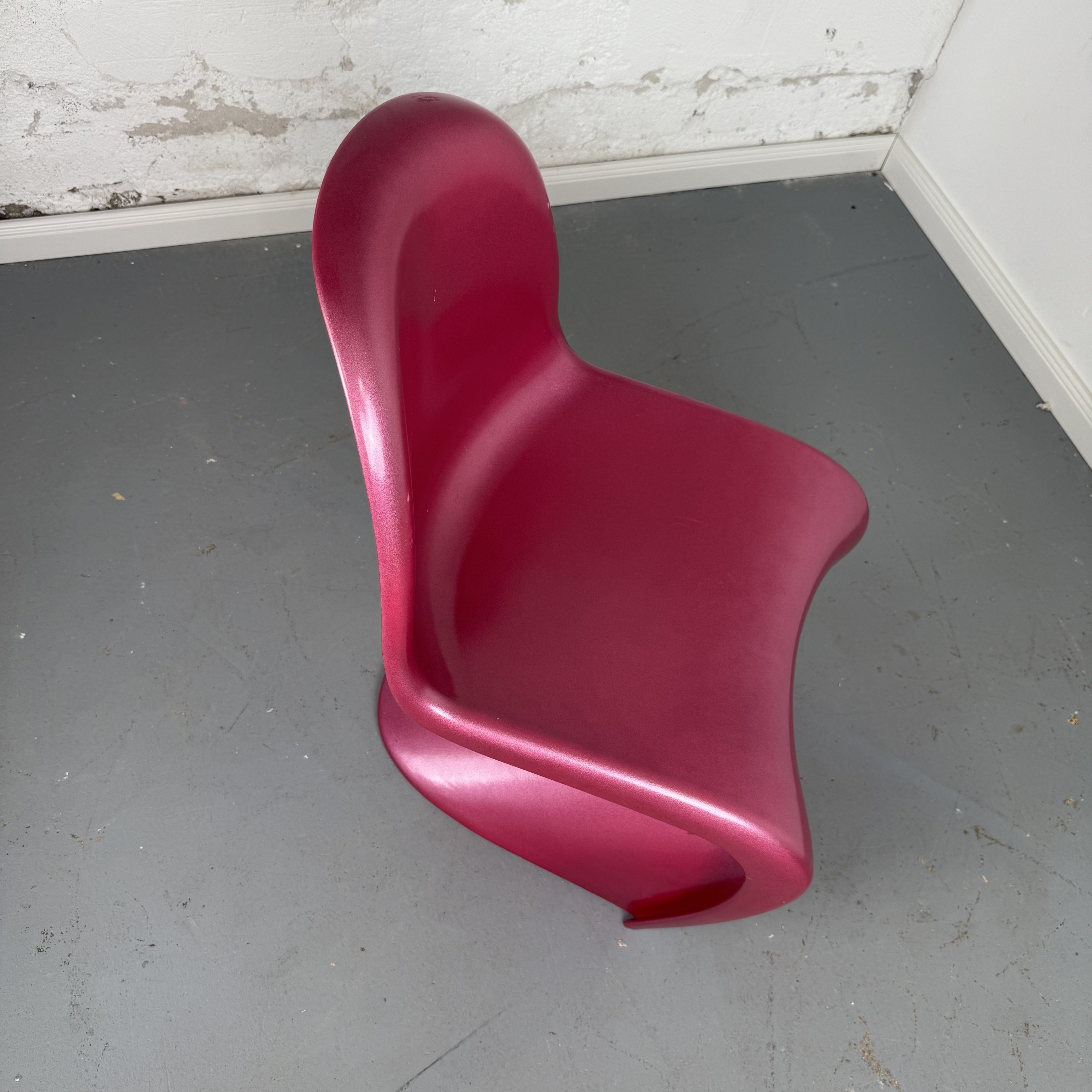 Pinkfarbene Panton Chair Replika