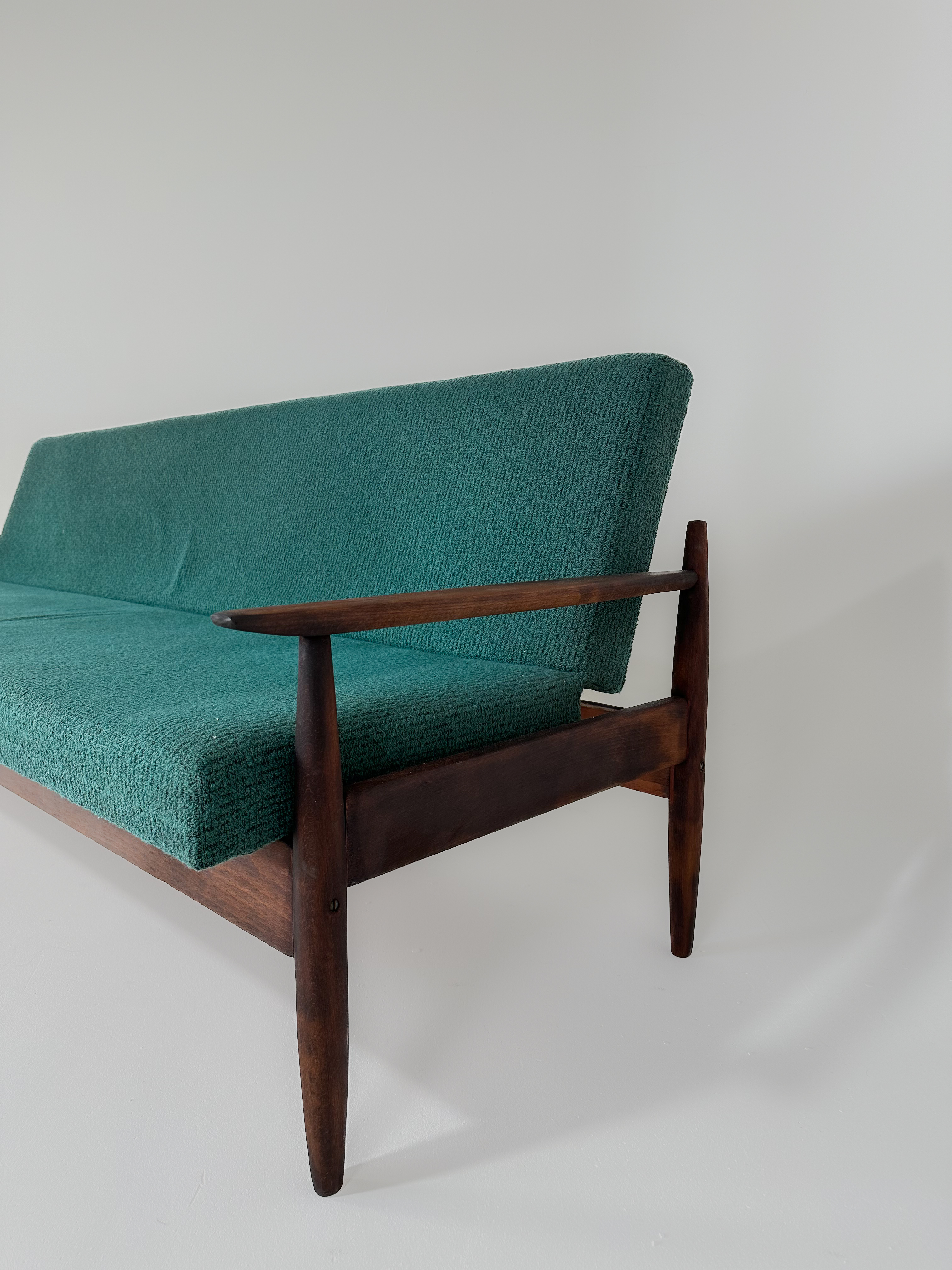 Dunkelgrünes 60er Jahre Daybed