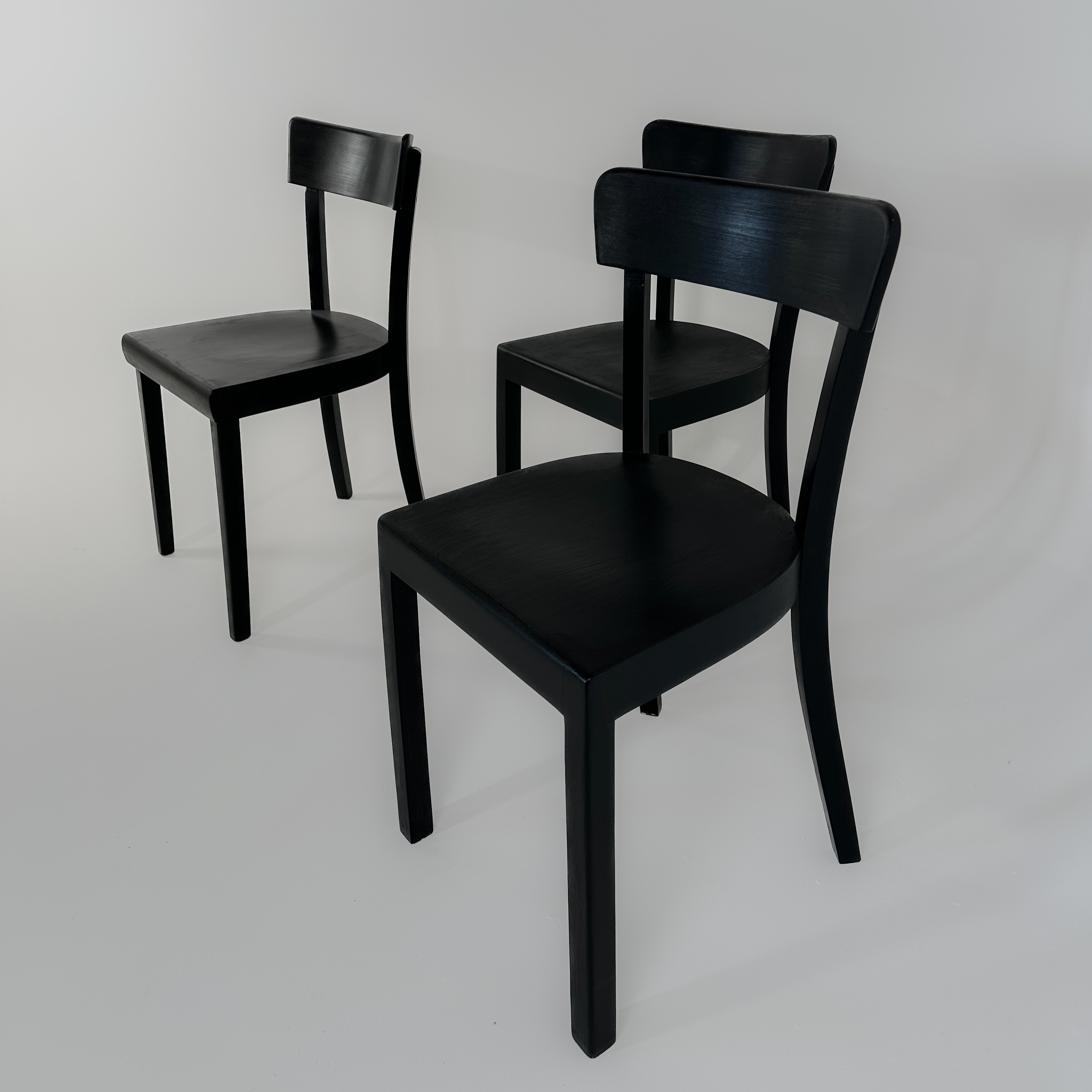 Schwarzer Frankfurter Stühle
