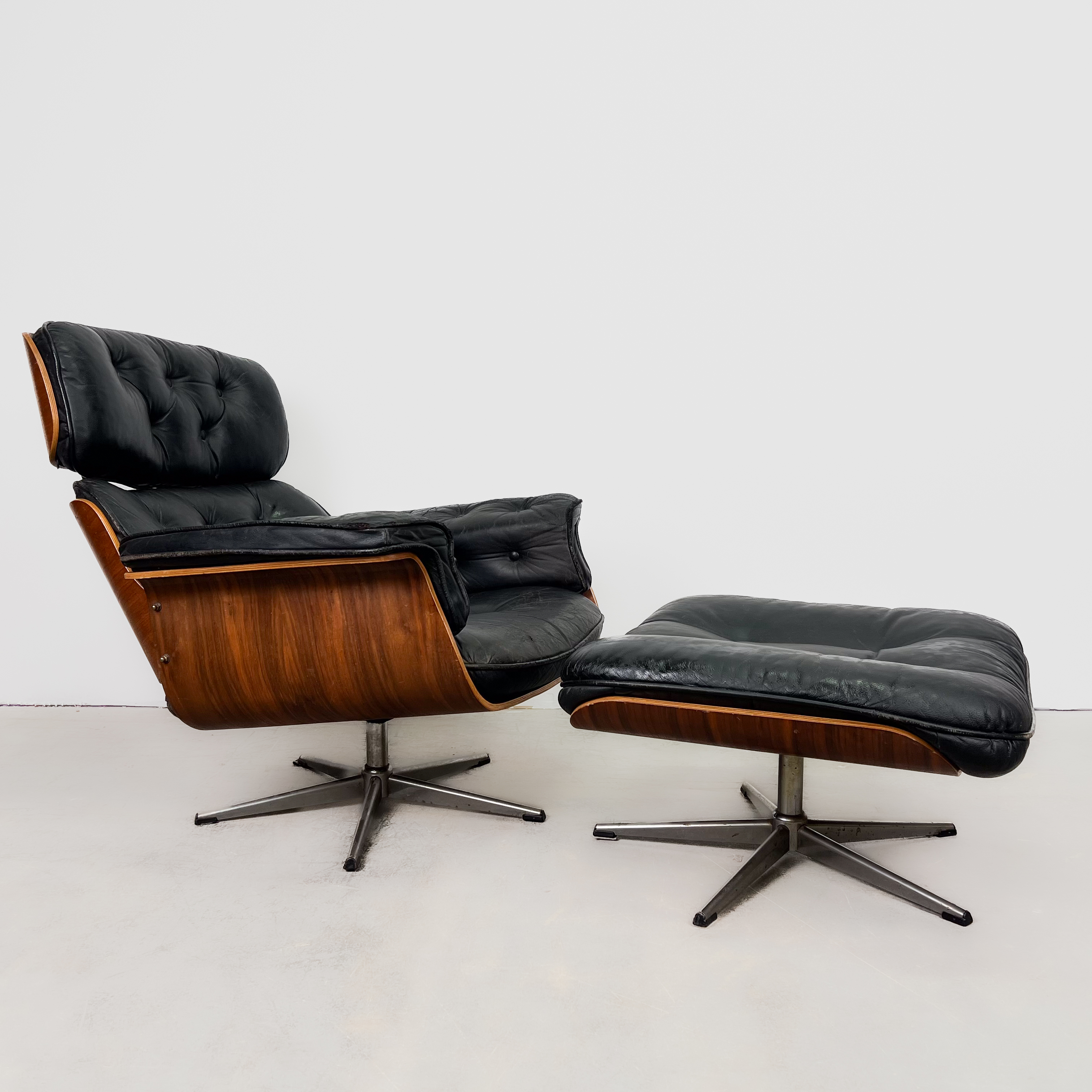 Martin Stoll Lounge Chair & Ottoman für Giroflex
